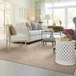 Palermo Lineage Hand Loomed Wool Carpet, Color Canvas, by Antrim 