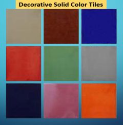 Solid Color Decorative Tiles